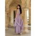Picture of Appealing Georgette Rosy Brown Readymade Gown