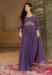 Picture of Resplendent Georgette Purple Readymade Gown
