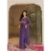 Picture of Resplendent Georgette Purple Readymade Gown