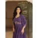Picture of Resplendent Georgette Purple Readymade Gown