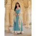 Picture of Fascinating Georgette Cadet Blue Readymade Gown