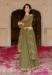 Picture of Grand Georgette Dark Olive Green Readymade Gown