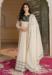 Picture of Statuesque Georgette Azure Readymade Gown