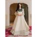 Picture of Statuesque Georgette Azure Readymade Gown