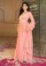 Picture of Charming Georgette Light Pink Readymade Gown