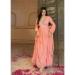 Picture of Charming Georgette Light Pink Readymade Gown