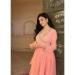 Picture of Charming Georgette Light Pink Readymade Gown