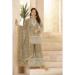 Picture of Georgette Burly Wood Straight Cut Salwar Kameez