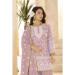 Picture of Georgette Rosy Brown Straight Cut Salwar Kameez