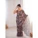 Picture of Enticing Chiffon Dark Slate Grey Saree