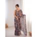 Picture of Enticing Chiffon Dark Slate Grey Saree