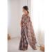 Picture of Classy Chiffon Dim Gray Saree
