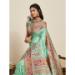 Picture of Well Formed Silk Powder Blue Saree