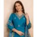Picture of Radiant Silk Teal Readymade Salwar Kameez