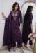 Picture of Appealing Silk Dark Slate Grey Readymade Salwar Kameez