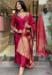 Picture of Wonderful Cotton Maroon Readymade Salwar Kameez
