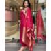 Picture of Wonderful Cotton Maroon Readymade Salwar Kameez