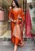 Picture of Resplendent Cotton Dark Red Readymade Salwar Kameez