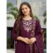 Picture of Well Formed Rayon Brown Readymade Salwar Kameez