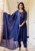 Picture of Rayon Dark Slate Blue Readymade Salwar Kameez