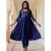 Picture of Rayon Dark Slate Blue Readymade Salwar Kameez