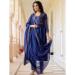 Picture of Rayon Dark Slate Blue Readymade Salwar Kameez