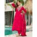 Picture of Superb Rayon Pink Readymade Salwar Kameez
