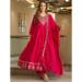 Picture of Taking Rayon Pink Readymade Salwar Kameez