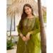 Picture of Amazing Rayon Saddle Brown Readymade Salwar Kameez