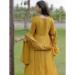 Picture of Charming Rayon Saddle Brown Readymade Salwar Kameez