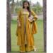 Picture of Charming Rayon Saddle Brown Readymade Salwar Kameez