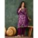 Picture of Exquisite Rayon Saddle Brown Readymade Salwar Kameez