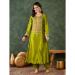 Picture of Lovely Rayon Olive Readymade Salwar Kameez