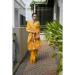 Picture of Statuesque Silk Dark Golden Rod Saree