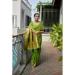 Picture of Charming Silk Olive Drab Saree