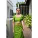 Picture of Charming Silk Olive Drab Saree