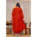 Picture of Delightful Silk Maroon Readymade Salwar Kameez