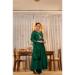 Picture of Ravishing Silk Dark Green Readymade Salwar Kameez