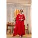 Picture of Nice Silk Dark Red Readymade Salwar Kameez