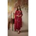 Picture of Lovely Silk Maroon Readymade Salwar Kameez