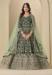 Picture of Chiffon Dark Slate Grey Anarkali Salwar Kameez