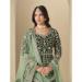 Picture of Chiffon Dark Slate Grey Anarkali Salwar Kameez