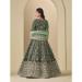 Picture of Chiffon Dark Slate Grey Anarkali Salwar Kameez