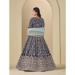 Picture of Gorgeous Chiffon Dim Gray Anarkali Salwar Kameez