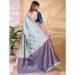 Picture of Magnificent Linen & Silk Powder Blue Saree