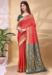 Picture of Delightful Linen & Silk Light Coral Saree