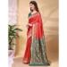 Picture of Delightful Linen & Silk Light Coral Saree