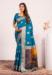 Picture of Beautiful Silk Navy Blue Saree