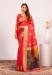 Picture of Comely Silk Tomato Saree