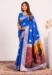 Picture of Stunning Silk Royal Blue Saree